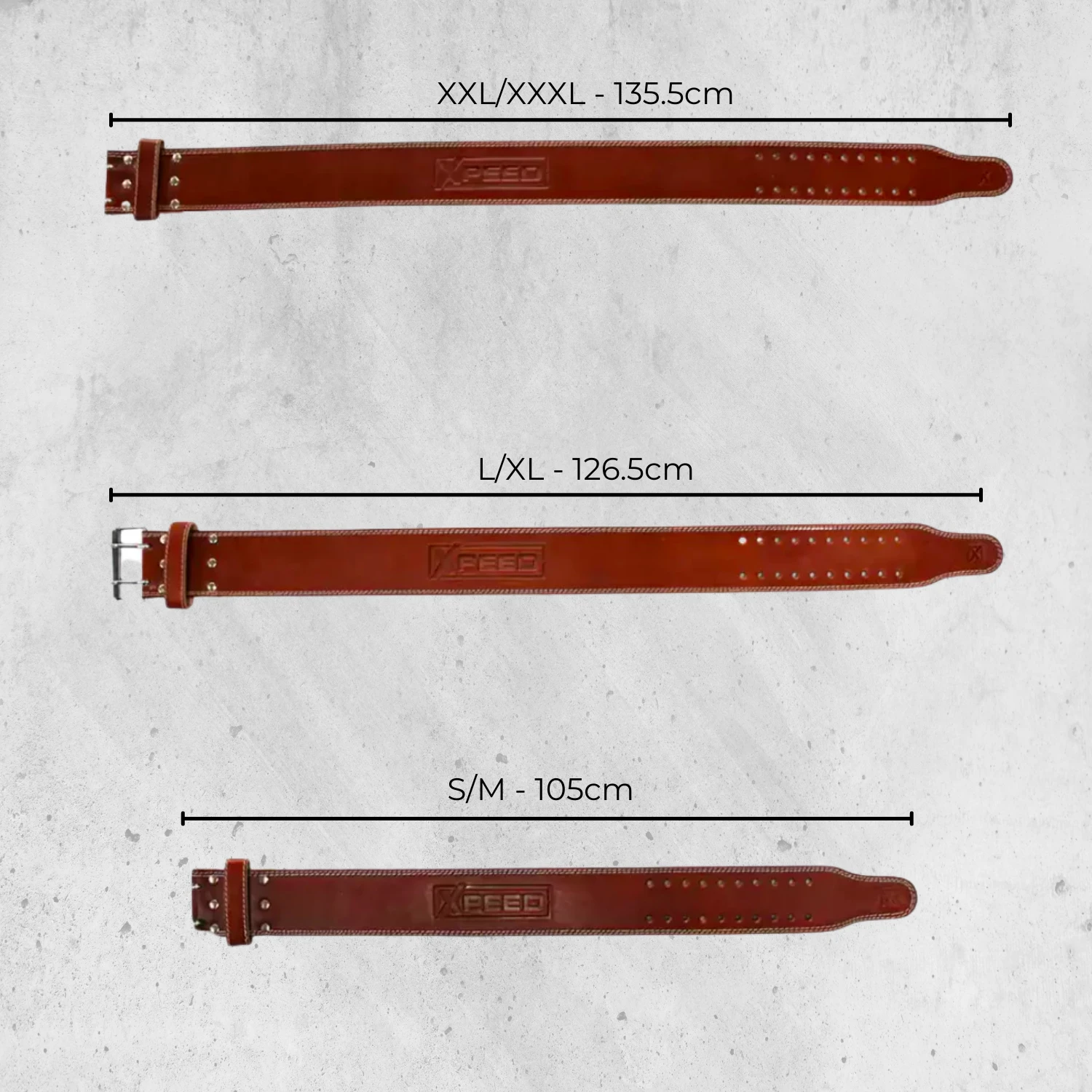 Xpeed Leather Weight Belt 5 Xpeed Leather Weight Belt - Image 3