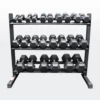 Xpeed 165kg Dumbbell Set + 3 Tier Rack Package