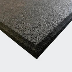 Xpeed Rubber Floor Tiles: Black -Home Fitness XpeedBlackTile 2