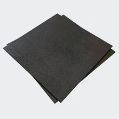 Xpeed Rubber Floor Tiles: Black -Home Fitness XpeedBlackTile 3