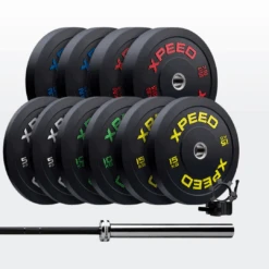 Xpeed 150kg Professional Bumper Plate Bundle
